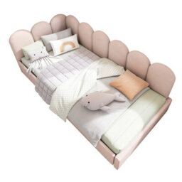 Single Velvet Ottoman Daybed With Hydraulic Storage - thumbnail 9