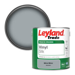 Leyland Trade Vinyl Silk Walls & Ceilings Emulsion Paint Mirror Mirror (Ppg1039-3) - 2.5L - thumbnail 1