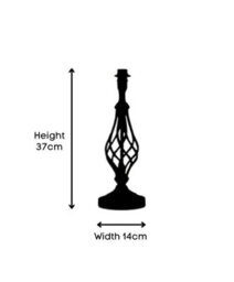 Lighting Supermarket Queenswood Classic Barley Twist Table Lamp Base Only - Antique Brass - thumbnail 5