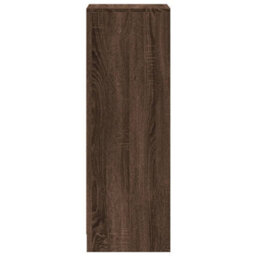 Berkfield Sideboard With Led Brown Oak 38X34X100 Cm Engineered Wood - thumbnail 7