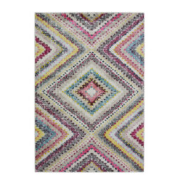 Melrose Chateau Tribal Multicoloured Indoor Area Rug 080/150Cm - thumbnail 4
