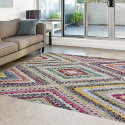 Melrose Chateau Tribal Multicoloured Indoor Area Rug 080/150Cm - thumbnail 1