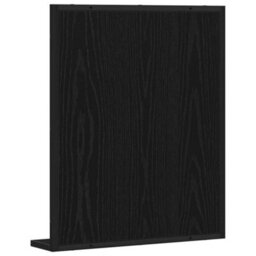 Walplus Bathroom Mirror Black Oak 50 X 12 X 60 Cm Engineered Wood - thumbnail 7