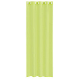 Berkfield Voile Curtains With Grommets 2 Pcs Apple Green 140X300 Cm - thumbnail 4