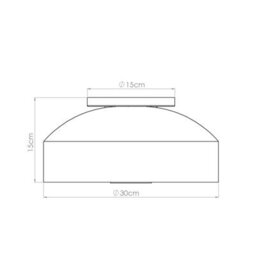 Sollux Lighting Omiq Steel/pvc Brown 4 Lights Modern Ceiling Lamps - thumbnail 8