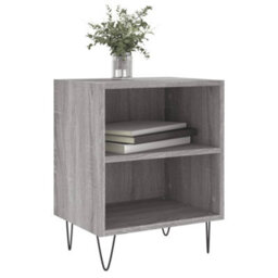 Berkfield Bedside Cabinets 2 Pcs Grey Sonoma 40X30X50 Cm Engineered Wood - thumbnail 3