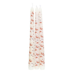 Set Of 3 Harvest Moon Taper Candles - thumbnail 3