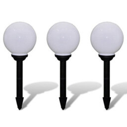 Outdoor Pathway Lamps 3 Pcs Led 20 Cm With Ground Spike - thumbnail 2