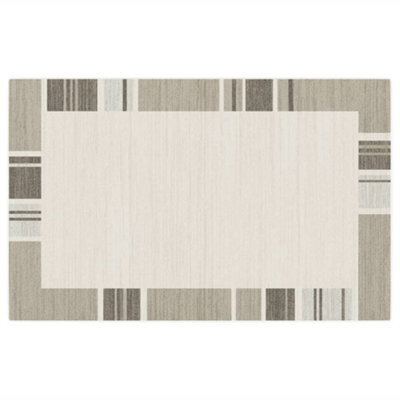 Berkfield Modern Indoor & Outdoor Rug Short Pile Multicolour 190X300 Cm Anti Slip