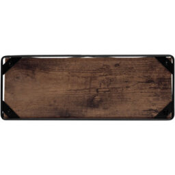 Tectake Wall Shelves - Set Of 2, Wooden, Decorative Metal Brackets, High Load-Capacity  - Industrial Wood Dark, Rustic - thumbnail 5
