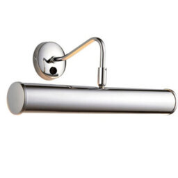 2 Pack Led Twin Picture Wall Light Chrome Plate Dimmable 6.2W Bulb Lighting Bar - thumbnail 2