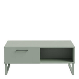 Wyld Haus Onyx Sage Green 1-Drawer Coffee Table With Open Shelf - thumbnail 4