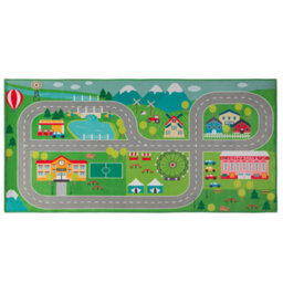 Beliani Kids Rug Seben Green 80 X 150 Cm - thumbnail 1