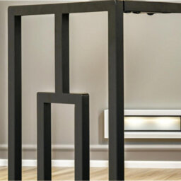 Pirlo Plush 106Cm Wide Narrow Console Table Industrial Style - thumbnail 6