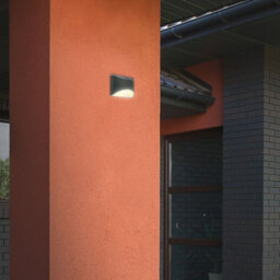 Briloner Led Solar Outdoor Wall Light Black 10Cm 3000K Ip44 - thumbnail 3