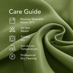 Deconovo Thermal Insulated Curtains Blackout Curtains Pencil Pleat Curtains For Living Room, Nursery W55 X L63 Inch Green 1 Pair - thumbnail 7