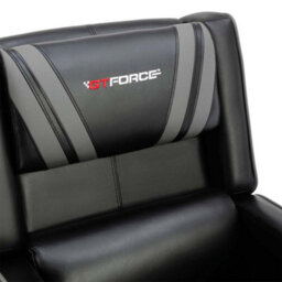Gtforce Ranger S Faux Leather Gaming Recliner Armchair Sofa Reclining Cinema Chair (Grey) - thumbnail 7