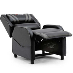 Gtforce Ranger S Faux Leather Gaming Recliner Armchair Sofa Reclining Cinema Chair (Grey) - thumbnail 4