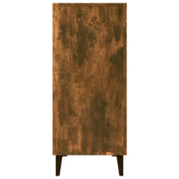 Berkfield Industrial Sideboard Smoked Oak 90X34X80 Cm Engineered Wood - thumbnail 6