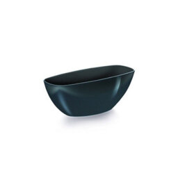 B2C Plant Orchid Pot Plastic 3 Colours Gloss Oval Planter Transparent Clear Anthracite 20Cm