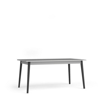 Arte Contemporary Grey Extendable Dining Table 180Cm - Black Metal Legs & Flexible Seating For Stylish Gatherings - image 1