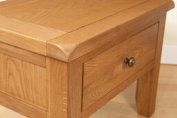 Buttercup Farm Shrewsbury Side Table With Drawer - L40 X W60 X H45 Cm - Oak - thumbnail 4