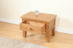 Buttercup Farm Shrewsbury Side Table With Drawer - L40 X W60 X H45 Cm - Oak