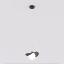Emibig Lighting Emibig Ritual Pendant Lamp 1 X G9 Black With White Shade - thumbnail 1