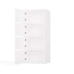 Storage Cabinet Topeshop Alma White 4 Door 50 X 119 X 40 Cm - thumbnail 5