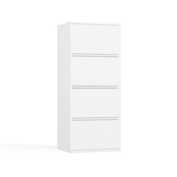 Storage Cabinet Topeshop Alma White 4 Door 50 X 119 X 40 Cm - thumbnail 9