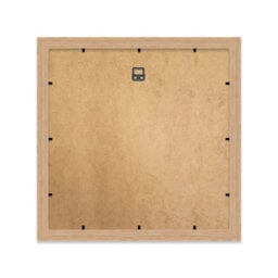 "10X10"" Oak Picture Frame - 10X10"" Square Frame With 9X9"" Mount For 10X10""/9X9"" Pictures Art Deco Style Wall Art, 1 Pack" - thumbnail 3