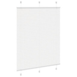 Berkfield Pleated Blind White 110X100 Cm Fabric Width 109.4 Cm Polyester - thumbnail 3