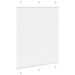 Berkfield Pleated Blind White 110X100 Cm Fabric Width 109.4 Cm Polyester - thumbnail 4