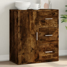 Vidaxl Sideboard Smoked Oak 60X31X70 Cm Engineered Wood - thumbnail 1