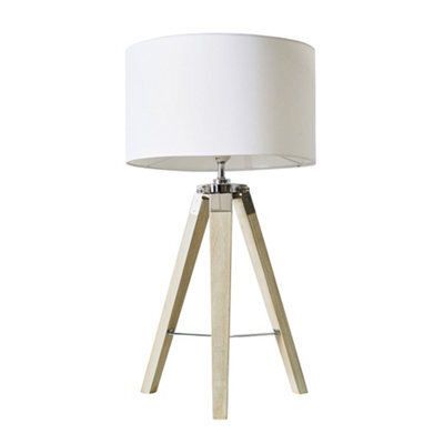 Valuelights Clipper Tripod Brown Table Lamp - image 1