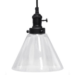 Long Life Lamps Company Glass Ceiling Lamp Shade Pendant Light M0126 With St58 Led 4W E27 - thumbnail 3