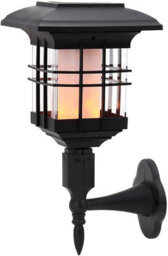 Solar Powered Lights Featuring 51 Led - Flickering Torch Flame Effect Perfect For Outdoor Garden Decoration - thumbnail 1