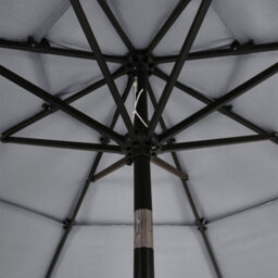 Breeins Light Grey Garden 3-Tier Umbrella Outdoor Patio Umbrellas Parasol For Beach Backyard And Pool With Base - thumbnail 4