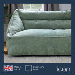 icon Cecilia Bean Bag Sofa Sage Green Giant Chenille Bean Bag Chair - thumbnail 5