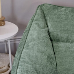 icon Cecilia Bean Bag Sofa Sage Green Giant Chenille Bean Bag Chair - thumbnail 4