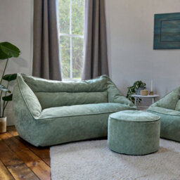 icon Cecilia Bean Bag Sofa Sage Green Giant Chenille Bean Bag Chair - thumbnail 3