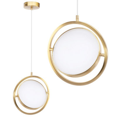 Ceiling Lamp Chandelier Toolight Led App1791-Cp Brush Gold - image 1