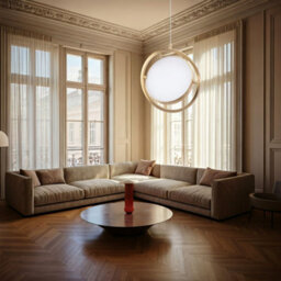 Ceiling Lamp Chandelier Toolight Led App1791-Cp Brush Gold - thumbnail 2