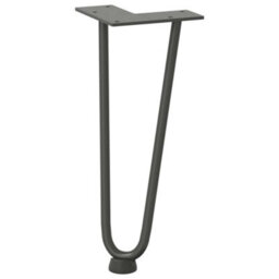 Berkfield Hairpin Legs For Coffee Table 4 Pcs Anthracite 30 Cm Solid Steel - thumbnail 4