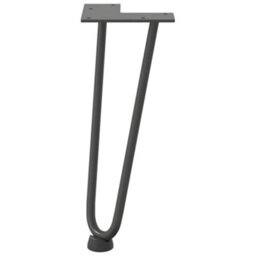 Berkfield Hairpin Legs For Coffee Table 4 Pcs Anthracite 30 Cm Solid Steel - thumbnail 5