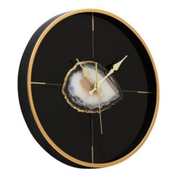 Orsina Celina Black And Gold Round Wall Clock - thumbnail 5