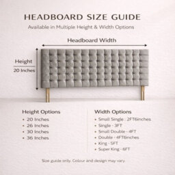 "Urban Textures - Elba Luxury 26"" High Linen Fabric Upholstered Headboard - Black" - thumbnail 5