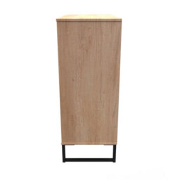Beijing 5 Drawer Chest Of Drawers In Nebraska Oak (Ready Assembled) - thumbnail 2