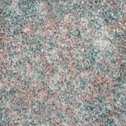 Loomed Super Soft Mottled Teal Blue & Blush Pink Shaggy Area Rug 200X290Cm - thumbnail 5