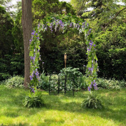10 Pack Artificial Wisteria Garlands, Artificial Flower Garland, Hanging Wisteria Flowers For Wedding, Party, Garden (Purple) - thumbnail 6